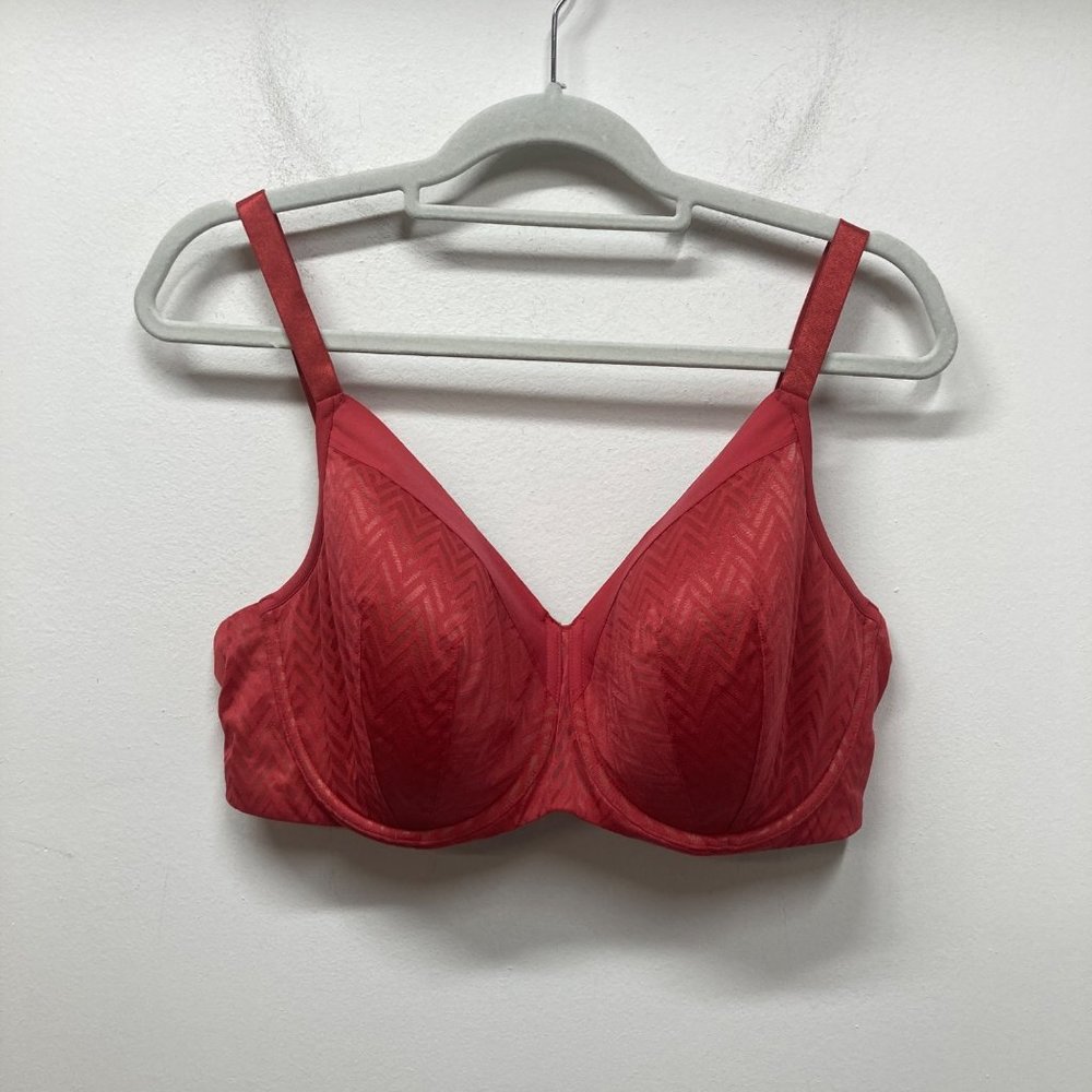 Thirdlove chevron contour Demi bra red 40E